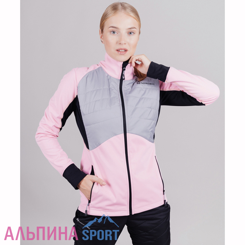 Куртка Nordski Hybrid Candy Pink/Grey женская