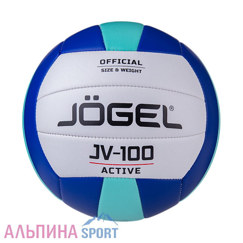 Мяч волейбольный Jögel JV-100 синий/мятный