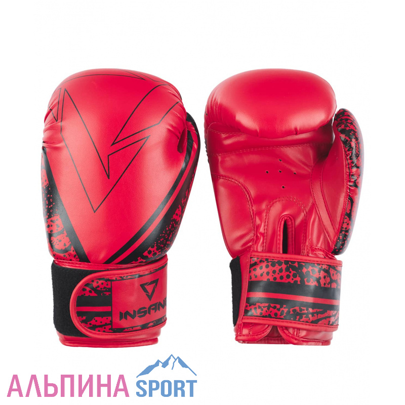 Перчатки боксерские INSANE ODIN IN22-BG200 ПУ красный