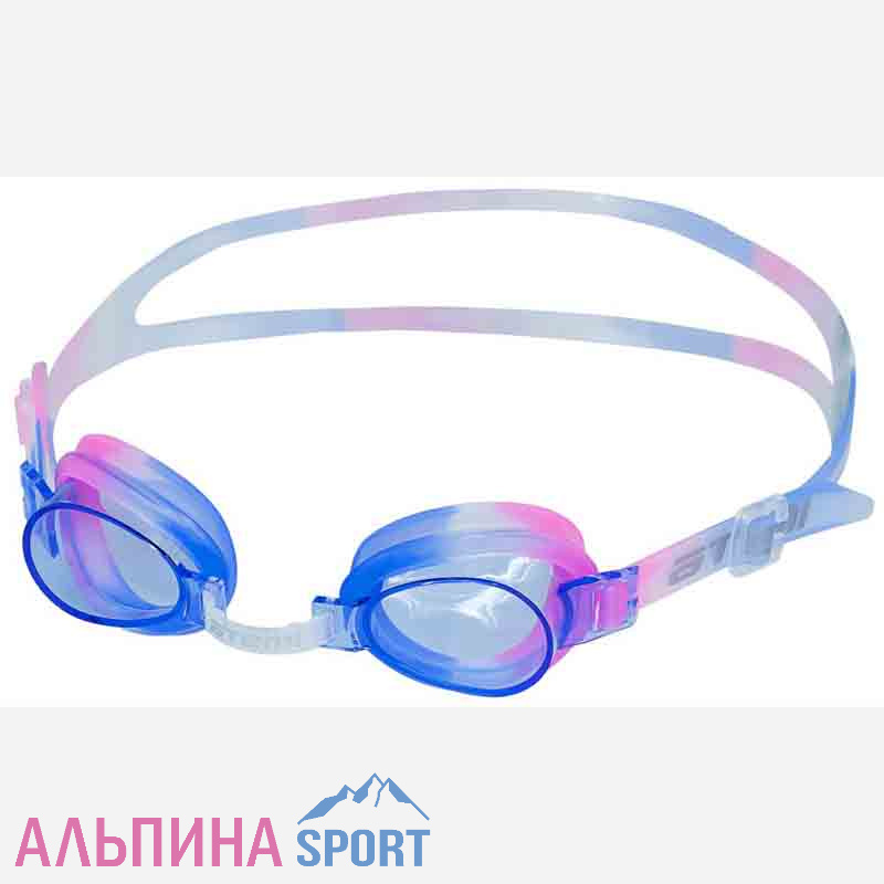 Очки для плавания Atemi, дет, PVC/силикон (син/бел/роз), S301