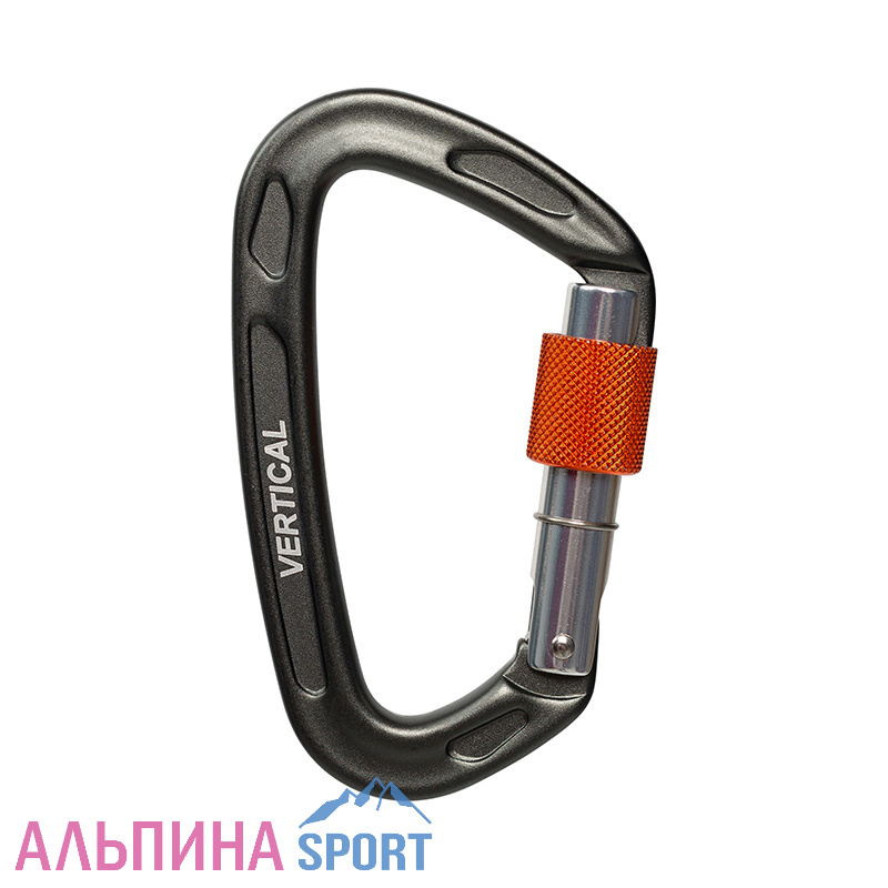 Карабин Вертикаль скалолазный с муфтой (Keylock)