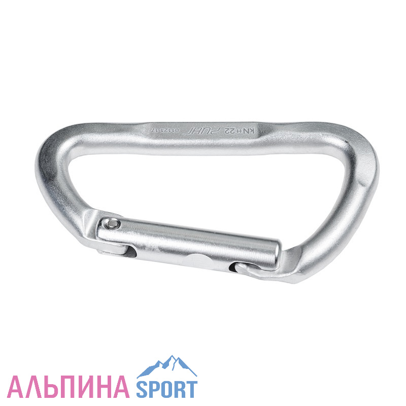 Карабин Ринг дюралевый "Малый" с прямой защелкой keylock 22 кН