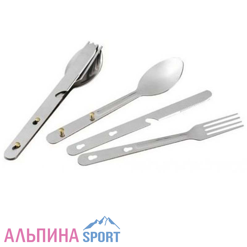Набор столовых приборов "СЛЕДОПЫТ", нерж. (ложка, вилка, нож)
