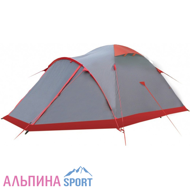 Палатка Tramp Mountain 4 V2 серый