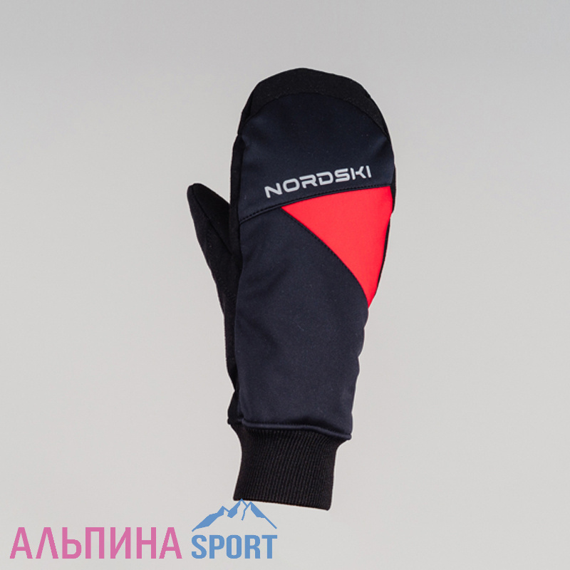 Варежки Nordski Jr.Arctic Black/Red WS