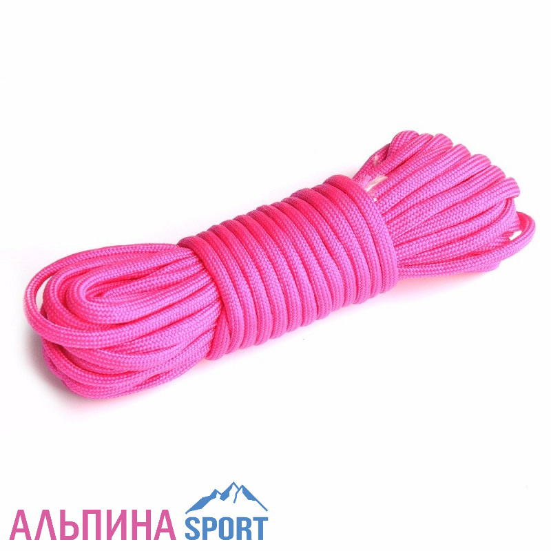 Шнур Паракорд 550 d=4мм малиновый 250кг
