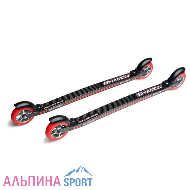Лыжероллеры Shamov 04-3PU коньковые карбоновые 100*24 полиуретан