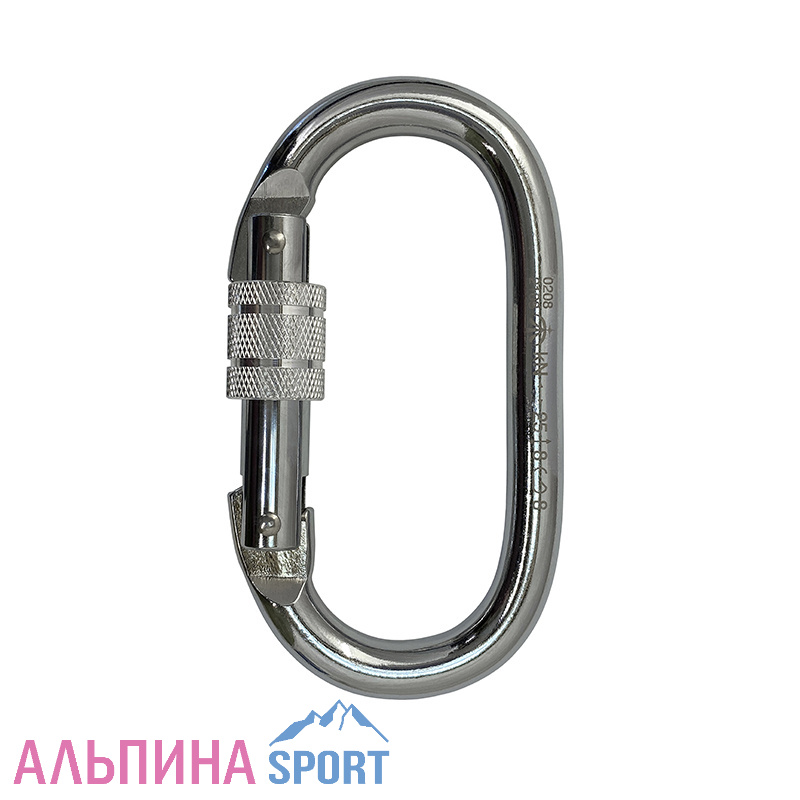 Карабин Вертикаль Овал стальной