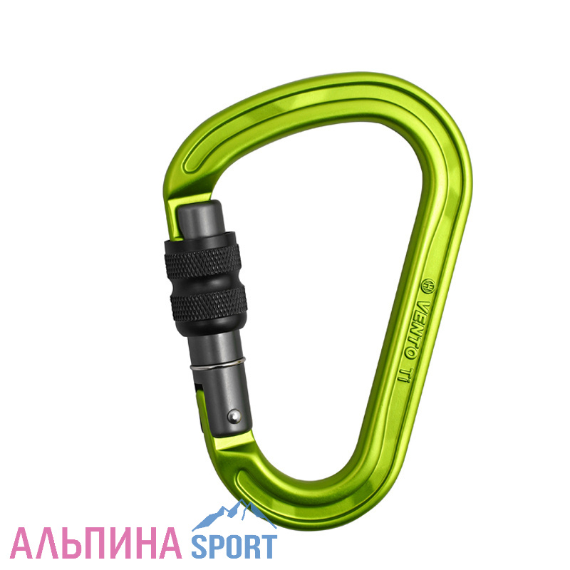 Карабин Венто «Titanium» с муфтой keylock зеленый
