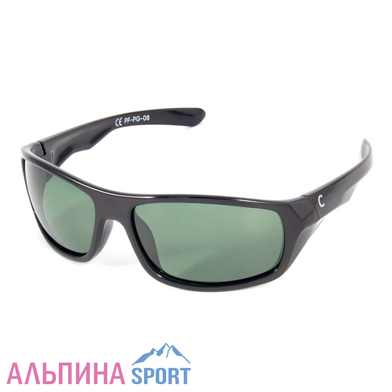Очки поляризационные плавающие СЛЕДОПЫТ Shadow в футляре линзы green