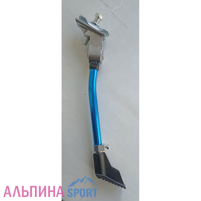 Подножка 24"-28" универсальная, алюминиевая, под заднее перо, раздвижная, черная