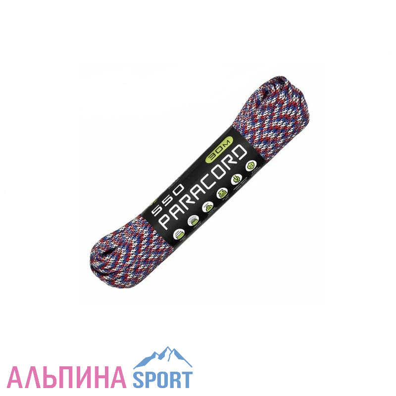 Паракорд 550 CORD nylon 4,0мм (flag)