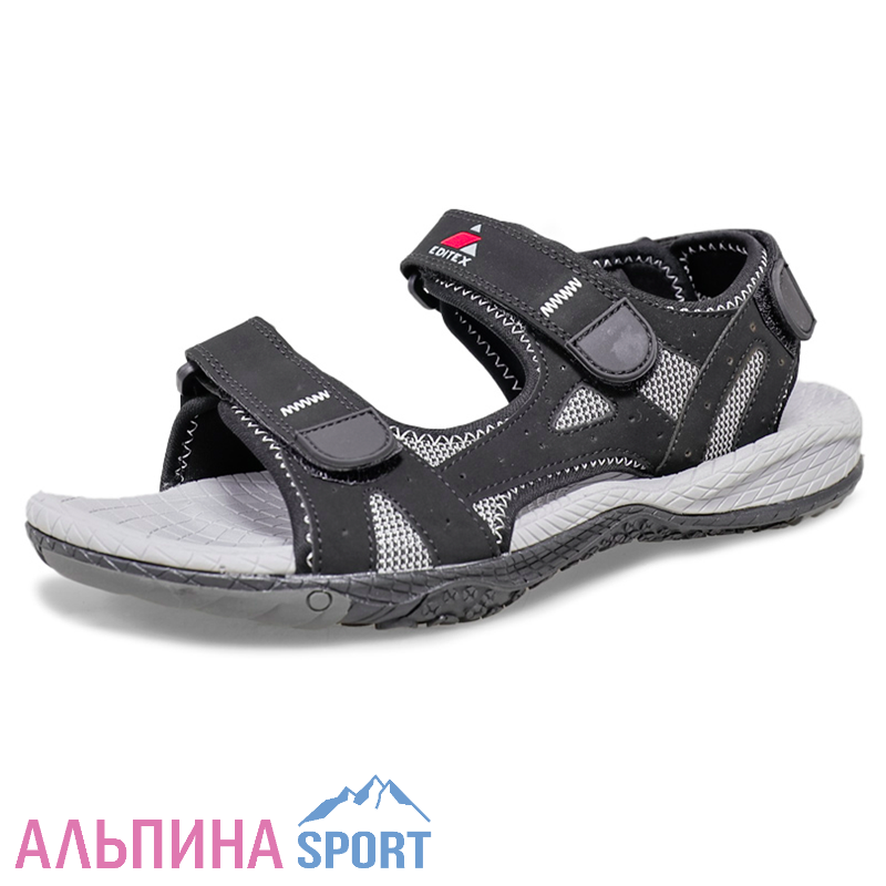 Сандалии EDITEX S7018-1 черный/серый