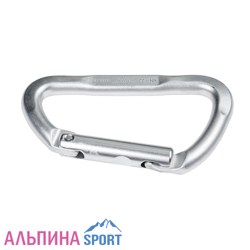 Карабин Ринг дюралевый "Малый" с прямой защелкой keylock 22 кН