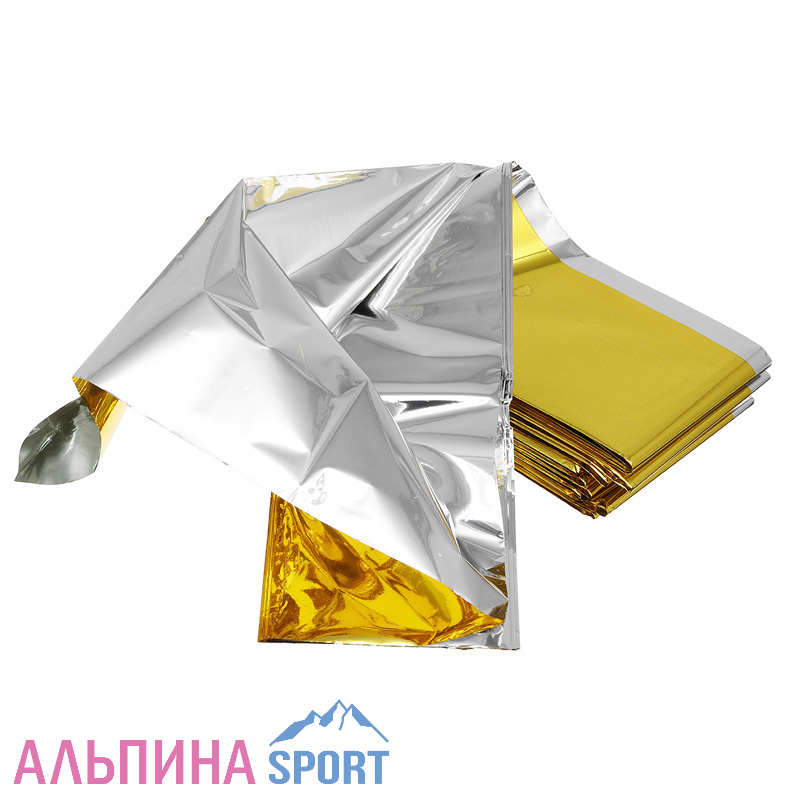 Термоодеяло спасательное Track silver