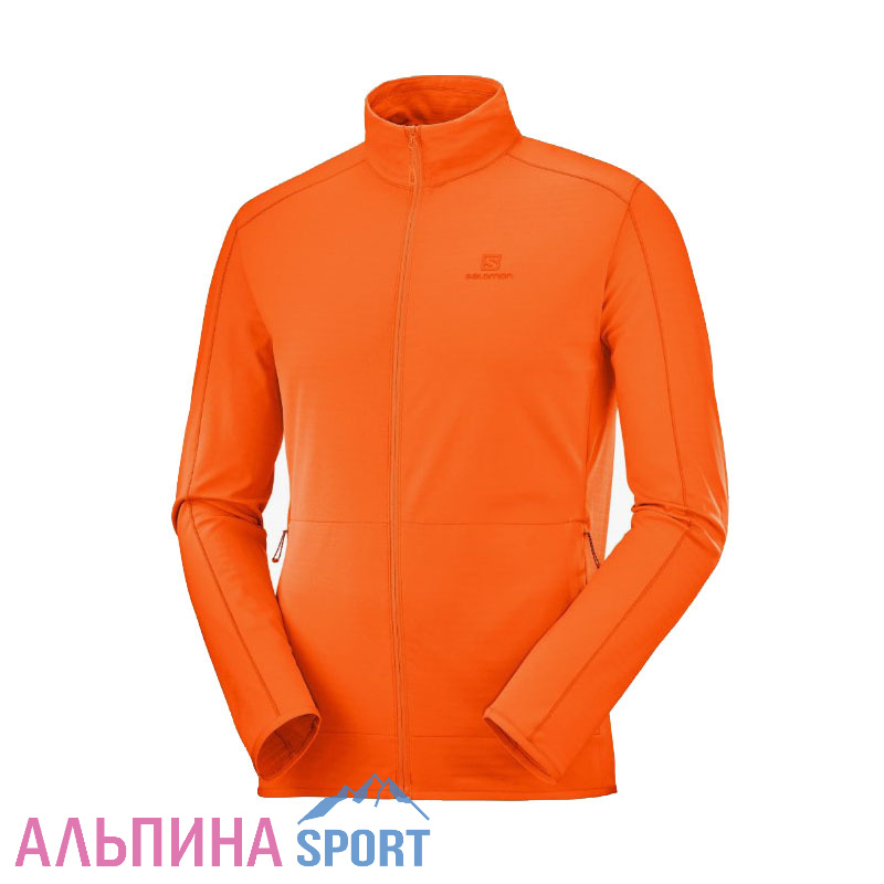 Джемпер Salomon OUTRACK FULL ZIP MID M Red Orang