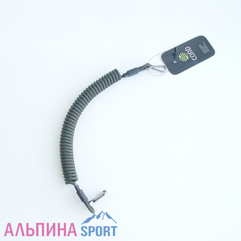 Страховочный тренчик из паракорда с карабинами olive