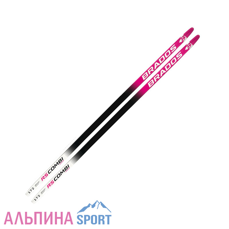 Лыжи гоночные BRADOS RS combi pink p-tex 1500