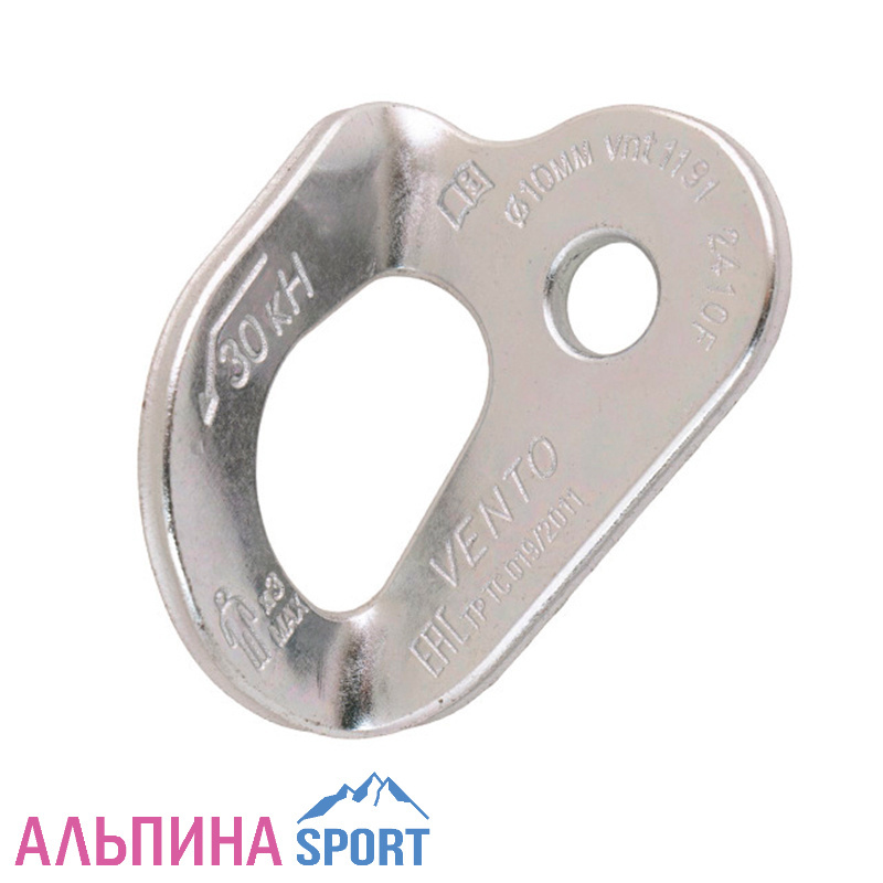 Шлямбурное ухо Венто д.10мм нержавейка