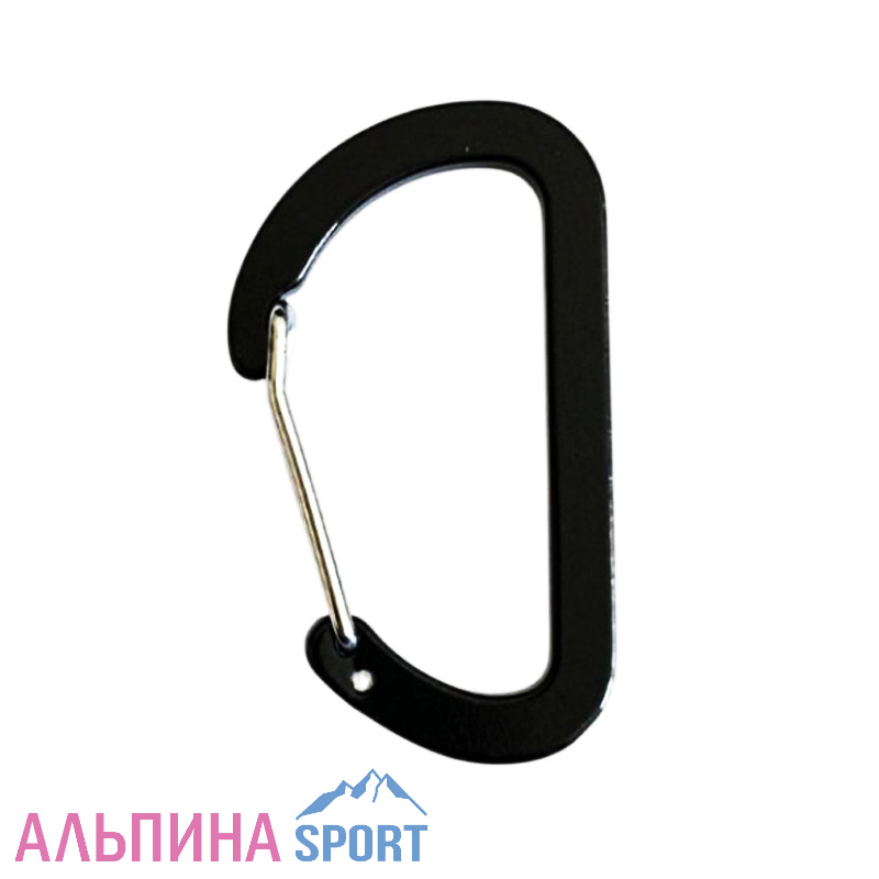 Карабин плоский 5см (Black)