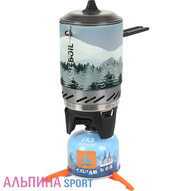 Горелка с кастрюлей Сплав "FastBoil" Track (MOUNTAIN)