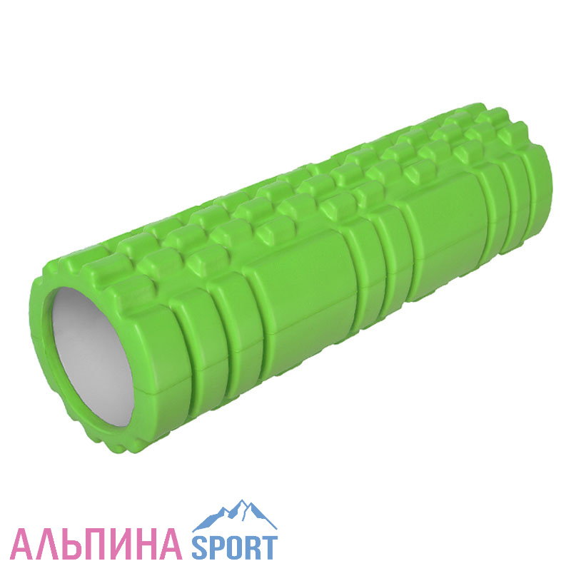 Ролик для йоги и пилатеса 45*15см зеленый