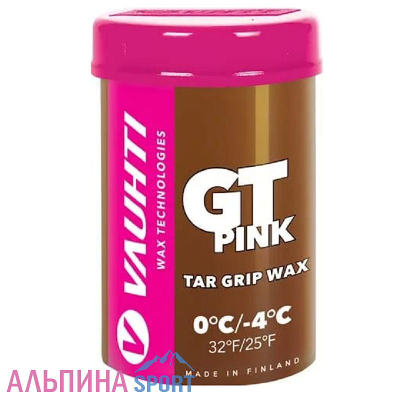 Мазь держания Vauhti GT Pink +0°C/-4°C (EV367-GTP) 45гр