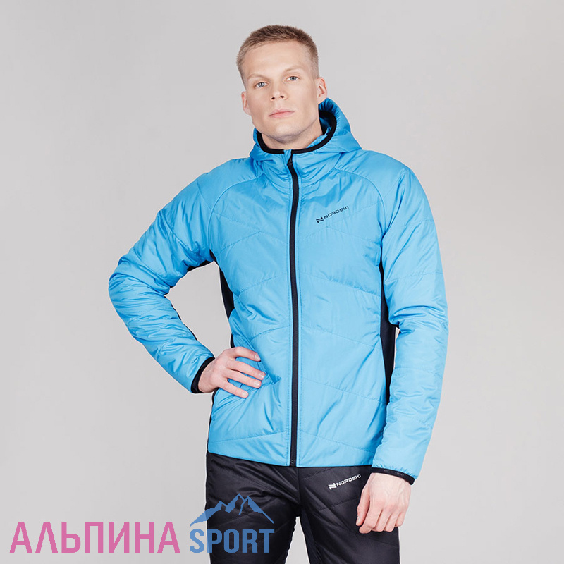 Куртка Nordski Hybrid Warm Light Blue/Black