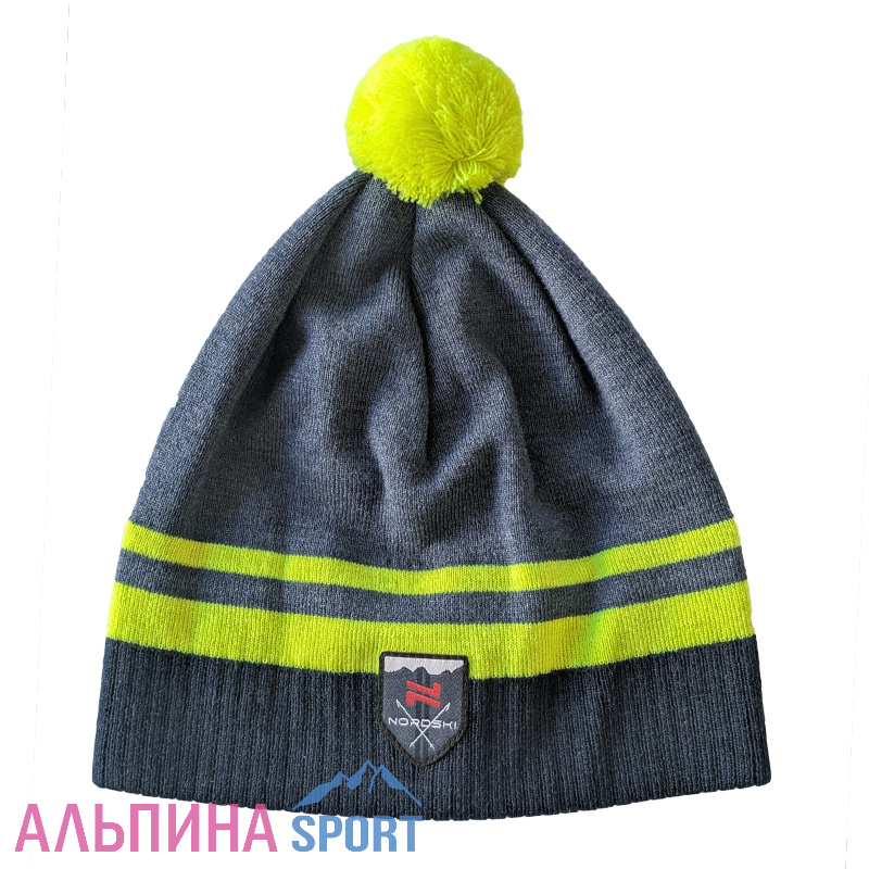 Шапка Nordski Move Jeans/Yellow