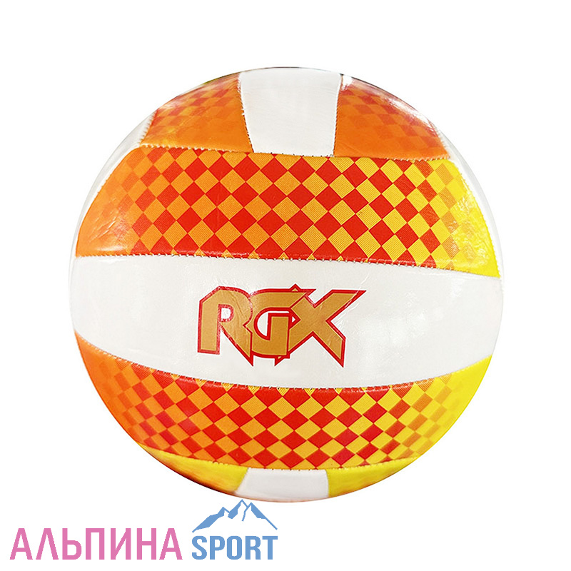 Мяч волейбольный RGX желтый/белый/оранжевый