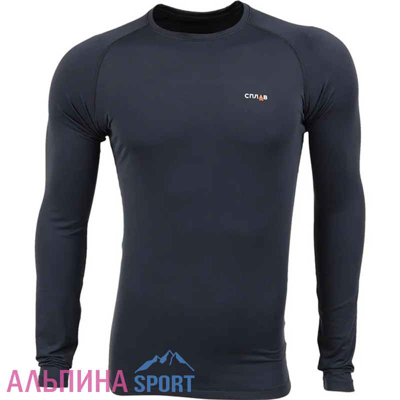 Термофутболка Сплав Fresh L/S черная