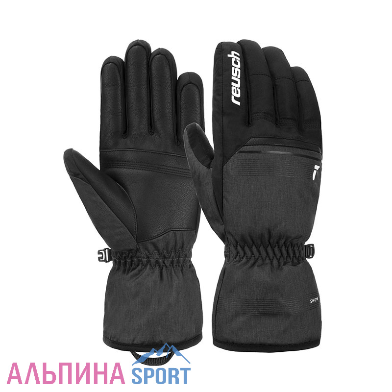 Перчатки REUSCH Snow King Black/Black Melange
