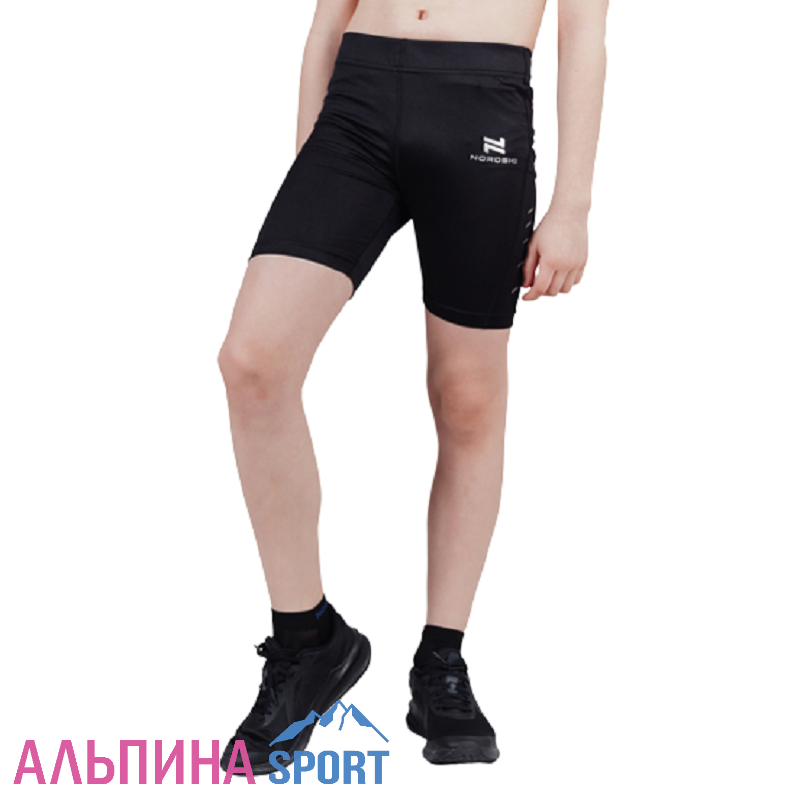 Шорты обтягивающие Nordski Jr. Run Black
