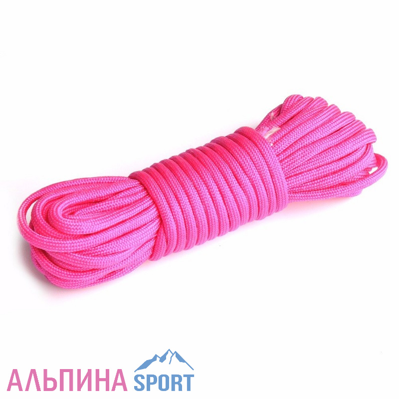 Шнур Паракорд 550 d=4мм малиновый 250кг