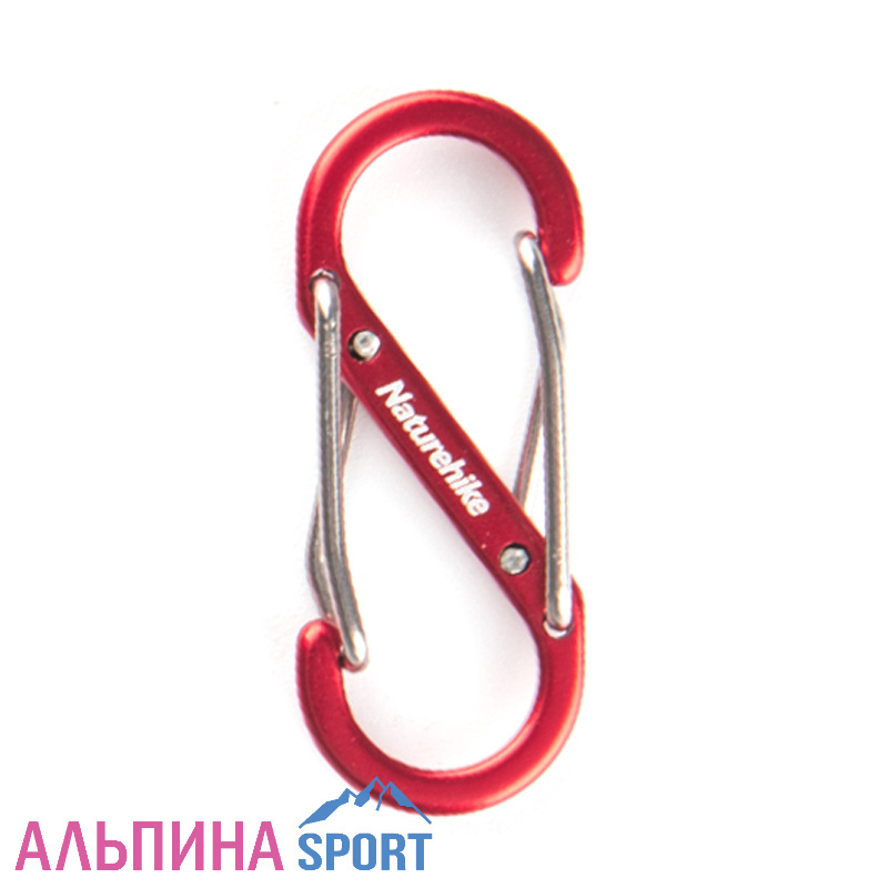 Карабин Naturehike S-Type NH20GS001 Red 4см