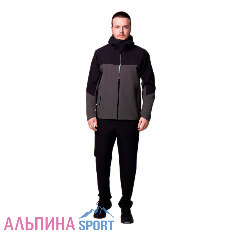 Куртка мужская Strobbs мембранная черно-серая