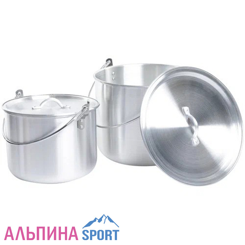 Котлы Tramp алюмин. набор 4,8л+9л с крышкой