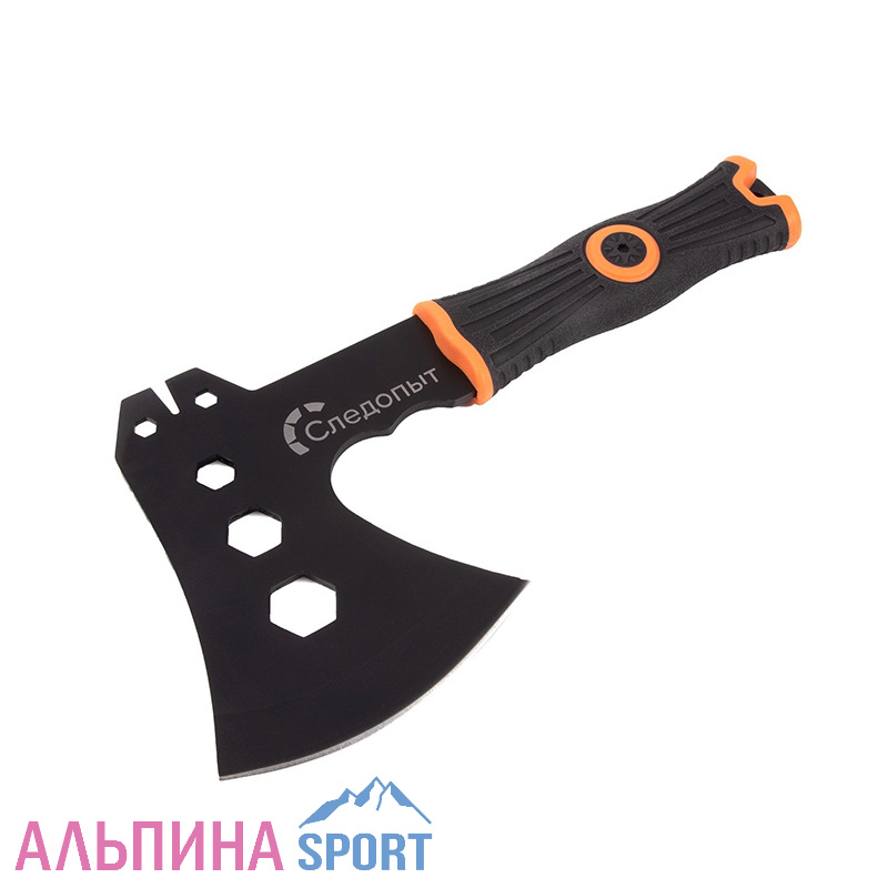 Топор Следопыт 240*130*85 мм 350 гр. с обрезиненной ручкой в чехле