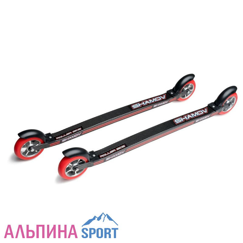 Лыжероллеры Shamov 04-3PU коньковые карбоновые 100*24 полиуретан