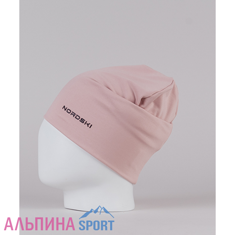 Тренировочная шапка Nordski Train Long Soft Pink