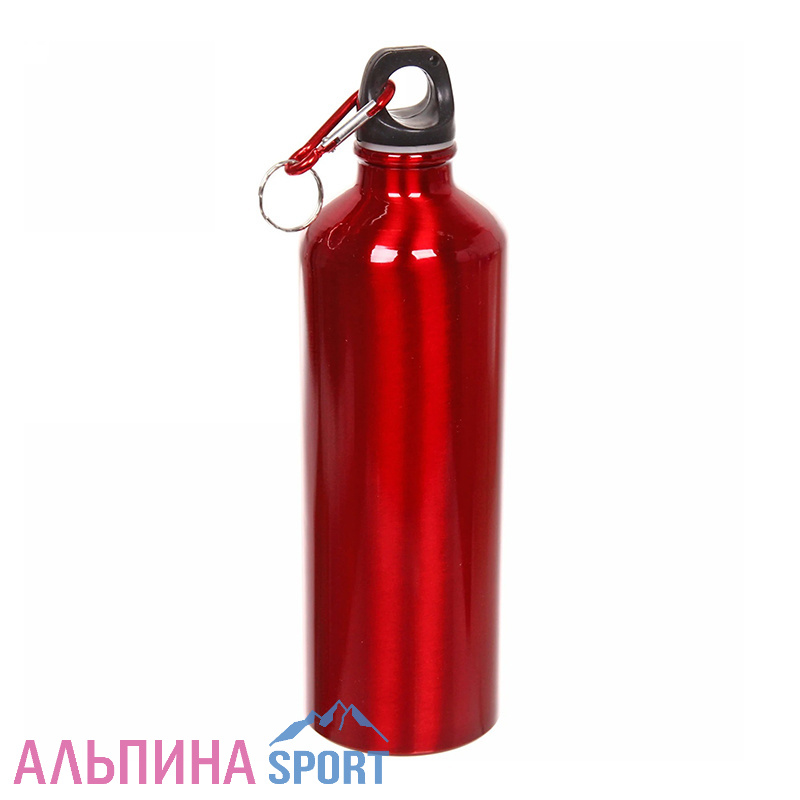 Фляга туристическая 750мл,металлик.