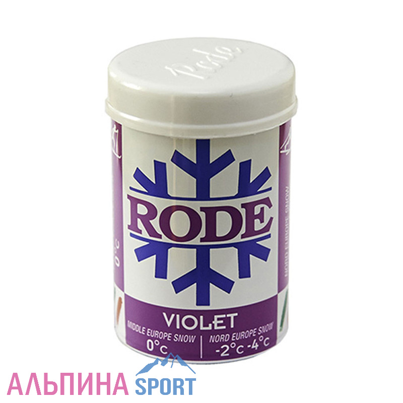 Мазь держания RODE безфтористая Stick Viola 0C° / -2C°-4C° 45гр