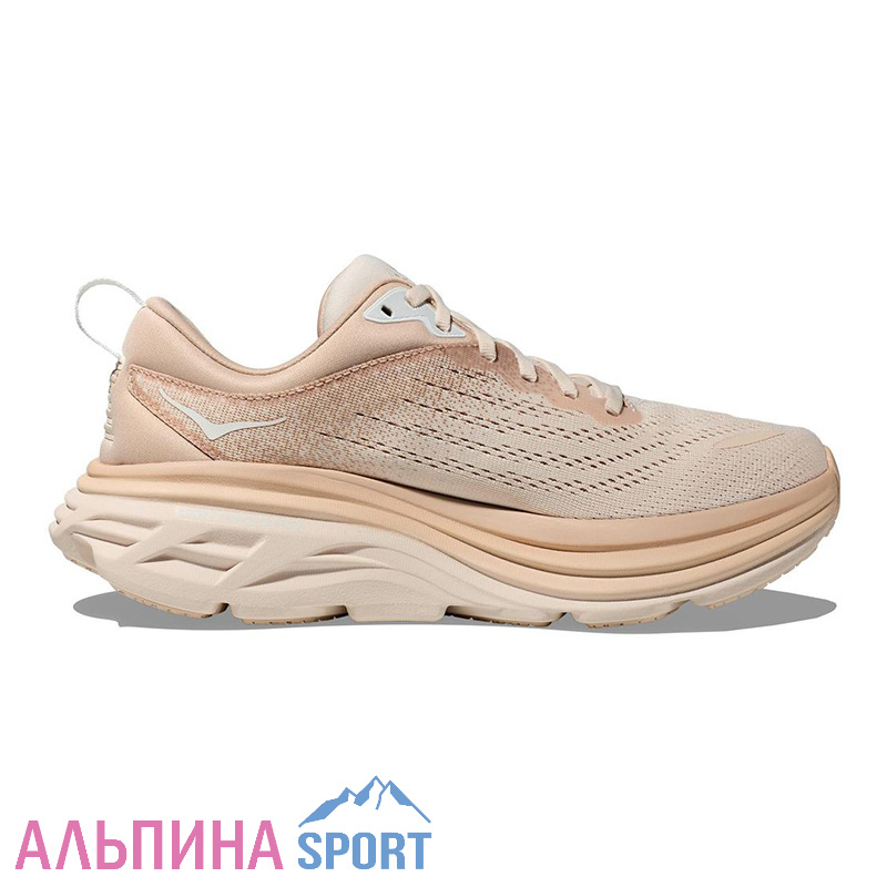 Кроссовки женские HOKA W BONDI 8 Shifting Sand/Eggnog