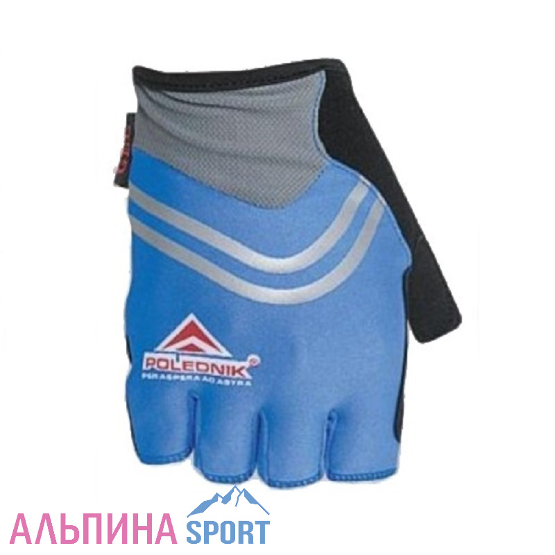 Велоперчатки Polednik REFLEX NEW эластичный верх, замшевая ладошка