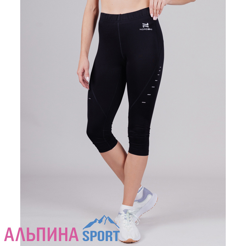 Капри Nordski Run Black женские