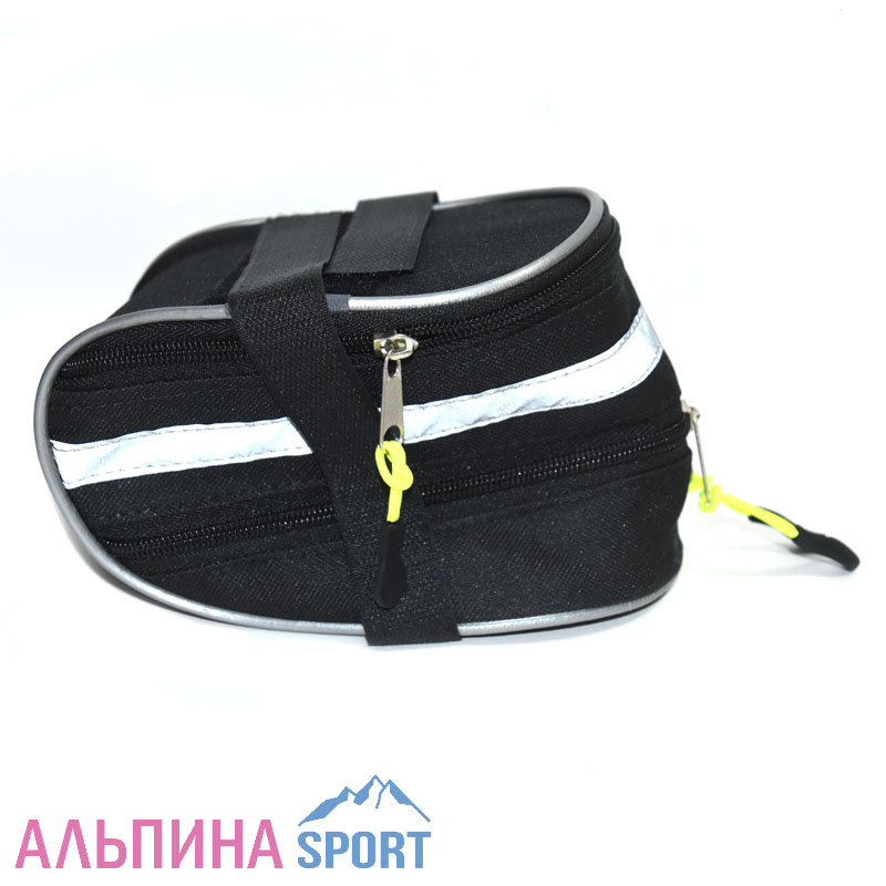 Велосумка Alpine под седло большая черная