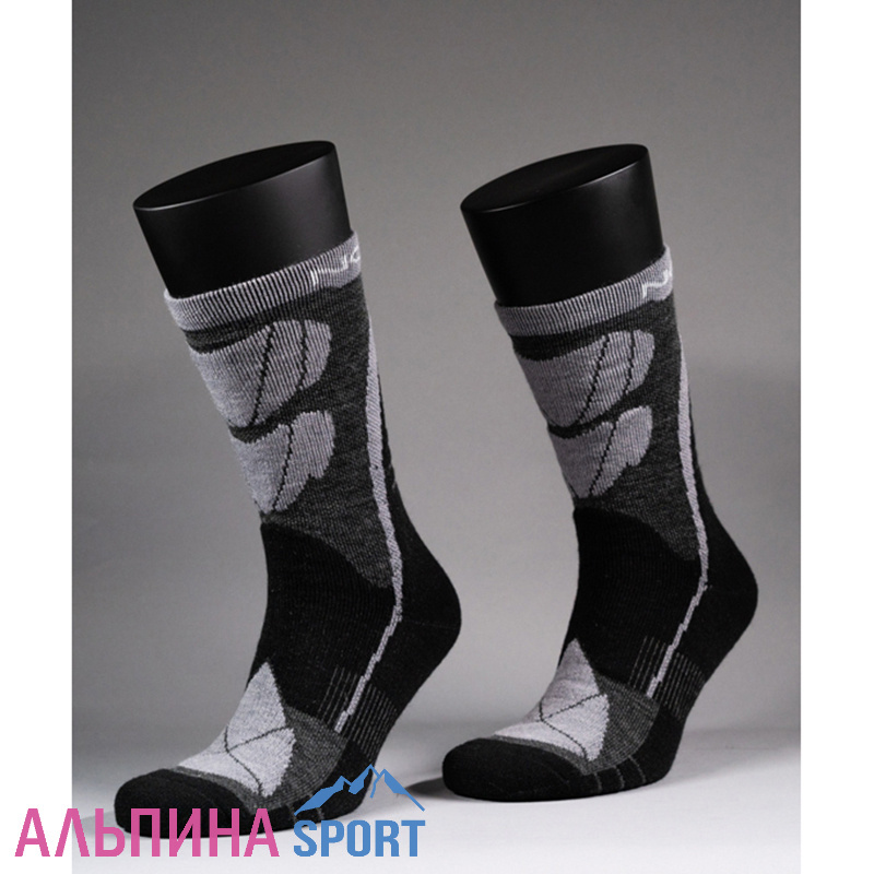 Носки Nordski Wool black/grey