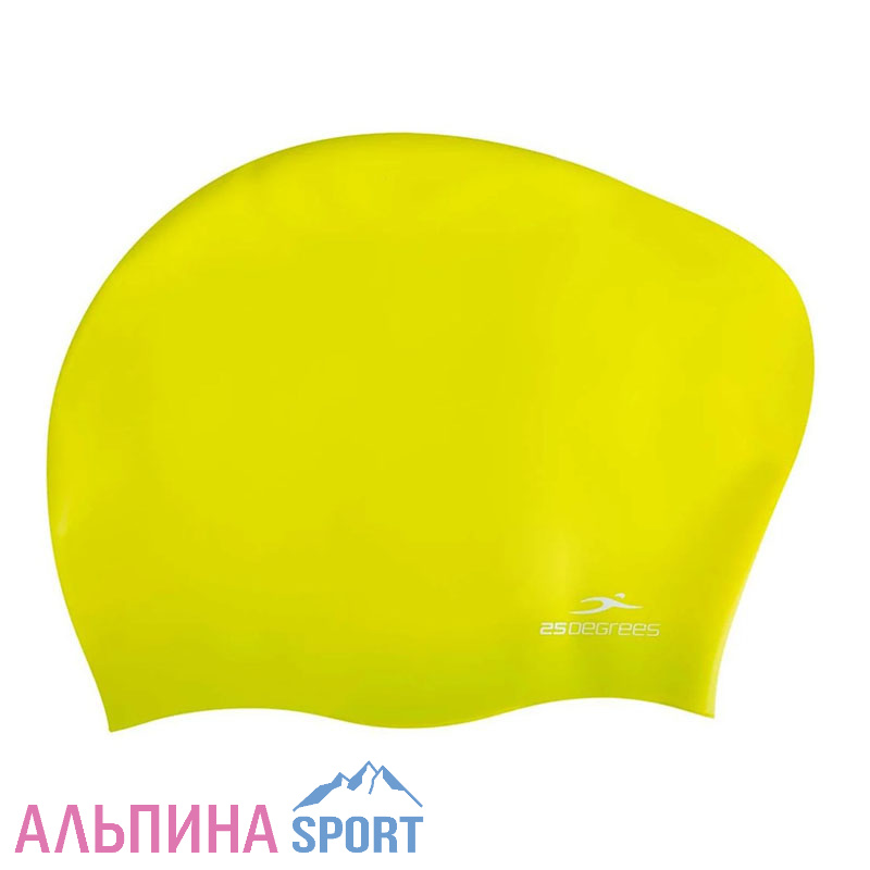 Шапочка для плавания 25DEGREES Mamana Lime 25D21014A силикон для длинных волос