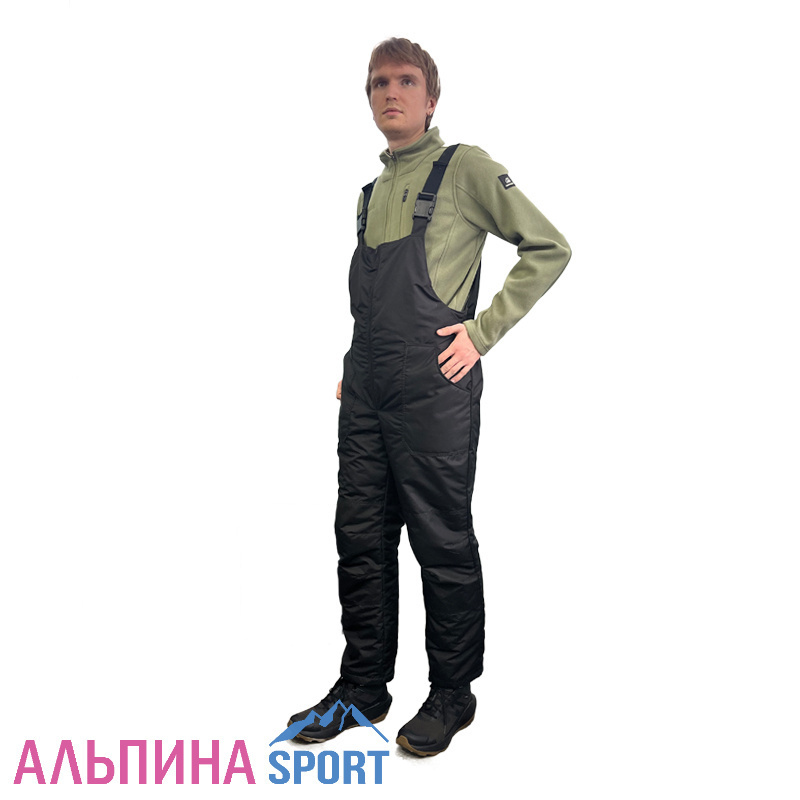 Полукомбинезон утепленный Альпина-спорт черный