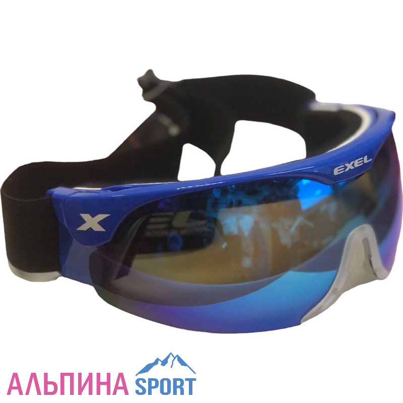 Очки маска-козырек EXEL 10112 синие